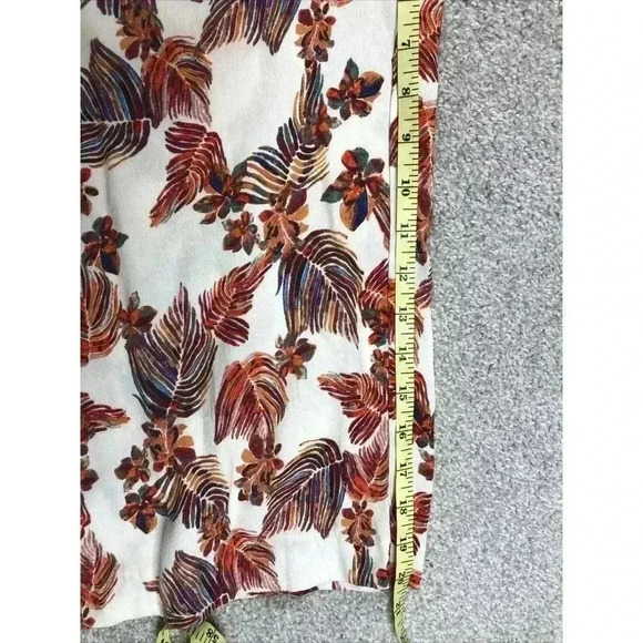 Free People Jumpsuit Wide Leg Crop Spaghetti Straps Button Up Sz 2 - Picture 5 of 15